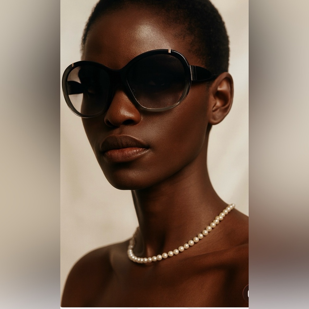 Rock Rock & Republic RR502 02 Black White Limited Edition Italy Women Sunglasses